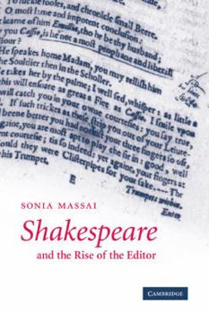 Paperback Shakespeare and the Rise of the Editor Book
