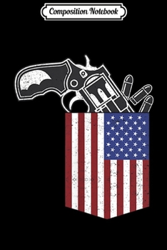 Composition Notebook: Pocket Bullet US Gun Rights Control 2nd Amendment Arms  Journal/Notebook Blank Lined Ruled 6x9 100 Pages