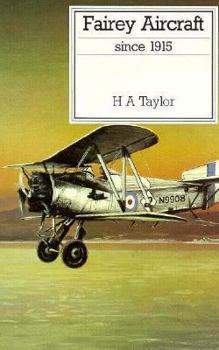 Hardcover Fairey Aircraft Since 1915 Book