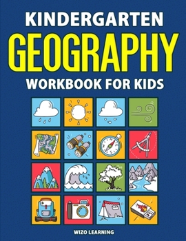 Paperback Kindergarten Geography Workbook for Kids Book