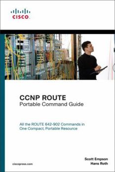 Paperback CCNP ROUTE Portable Command Guide Book
