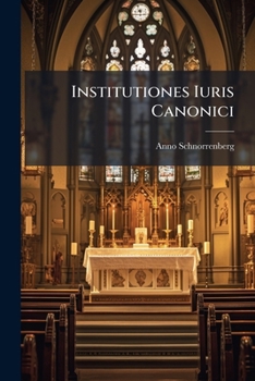 Paperback Institutiones Iuris Canonici [Italian] Book
