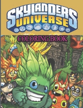 Paperback Skylanders Coloring Book: Great Coloring Book For Kids and Adults. Book