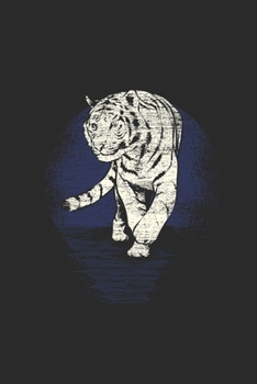 Tiger Drawing: Tigers Notebook, Dotted Bullet (6" x 9" - 120 pages) ~ Animal Themed Notebook for Daily Journal, Diary, and Gift