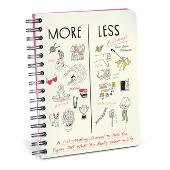 Misc. More / Less: A List-Making Journal to Help You Figure Out What You Really Want in Life Book