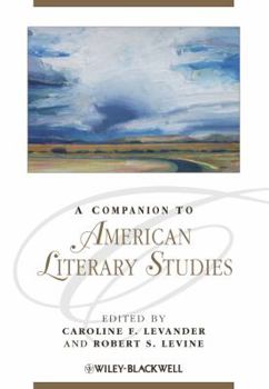 Hardcover A Companion to American Literary Studies Book