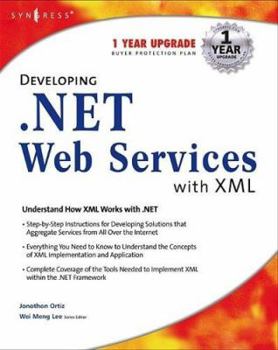 Paperback Developing .Net Web Services with XML Book