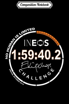 Composition Notebook: No Human is Limited - Eliud Kipchoge Journal/Notebook Blank Lined Ruled 6x9 100 Pages
