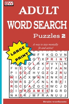 Paperback ADULT WORD SEARCH Puzzles 2 Book