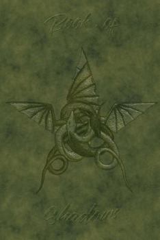 Paperback Book of Shadows: Green Leather Dragon Pentagram Book