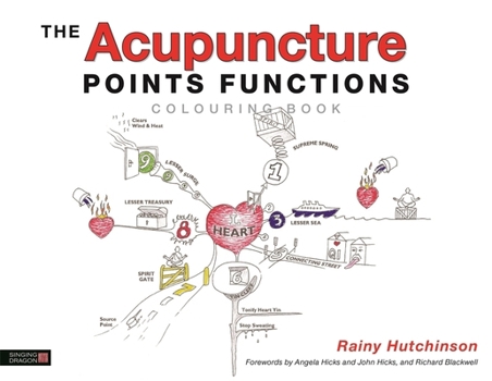 Paperback The Acupuncture Points Functions Colouring Book