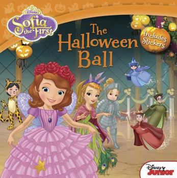 Paperback Sofia the First the Halloween Ball: Includes Stickers Book