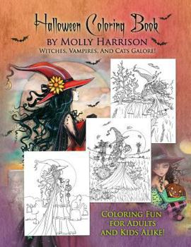 Paperback Halloween Coloring Book: by Molly Harrison Book