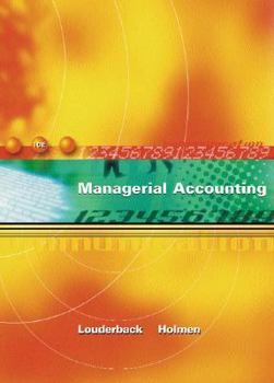 Hardcover Managerial Accounting Book