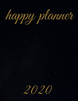 happy planner 2020: Planner and calendar,gift Agenda, Page a Day 2020, Schedule Organizer Planner (2020 Diary Day Per Page)365 Day Tabbed Journal ... as an appointment diary, personal Planner w