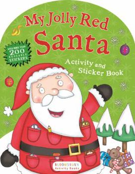 Paperback My Jolly Red Santa Activity and Sticker Book