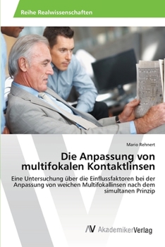 Paperback Die Anpassung von multifokalen Kontaktlinsen [German] Book