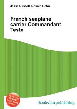 Paperback French Seaplane Carrier Commandant Teste Book