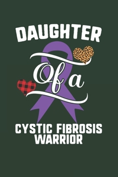 Daughter Of A Cystic Fibrosis Warrior: Cystic Fibrosis Awareness Leopard Buffalo Plaid Family Gift