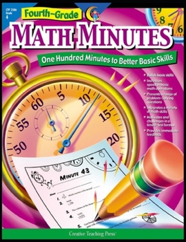 Paperback Creative Teaching Math Minutes, 3rd Grade Activity Workbook: 100 Minutes to Better Basic Skills Book