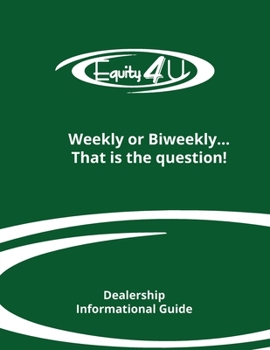 Paperback Car payments... Weekly or Biweekly?: That is the question! Book