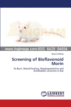 Paperback Screening of Bioflavonoid Morin Book