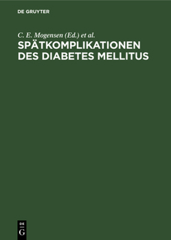 Hardcover Spätkomplikationen des Diabetes mellitus [German] Book