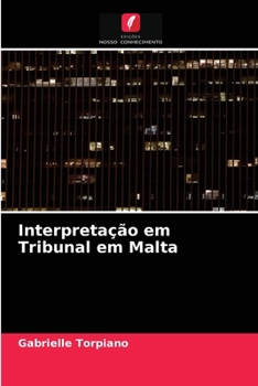 Paperback Interpretação em Tribunal em Malta [Portuguese] Book