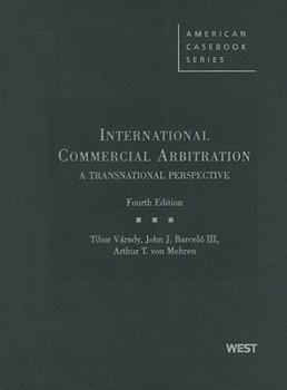 Paperback International Commercial Arbitration: A Transnational Perspective Book