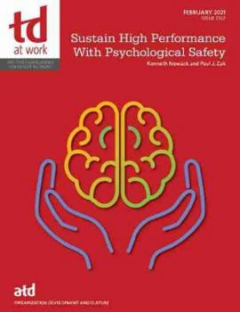 Paperback Sustain High Performance With Psychological Safety (TD at Work) Book