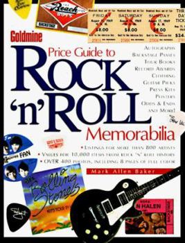 Paperback Goldmine Price Guide to Rock 'n' Roll Memorabilia Book