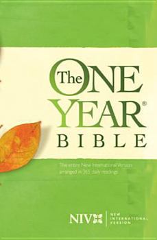 Hardcover One Year Bible-NIV: Entire Bible Arranged in 365 Daily Readings Book