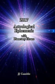 Paperback 2017 Astrological Ephemeris with Planetary Hours Book