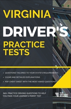 Paperback Virginia Driver's Practice Tests Book