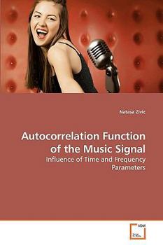 Paperback Autocorrelation Function of the Music Signal Book