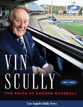 Paperback Vin Scully: The Voice of Dodger Baseball Book
