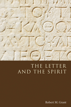 Paperback The Letter and the Spirit Book