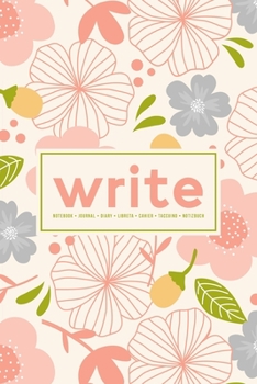Paperback Write: Notebook - Journal - Diary- Libreta - Cahier - Taccuino - Notizbuch: 110 Pages for Writing, Drawing, Sketching & Organ Book