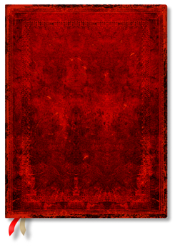 Calendar Red Moroccan Bold 2022 Softcover Business Planner, Ultra - Professional Agenda Book