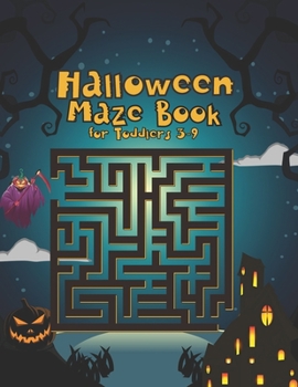Paperback Halloween Maze Book for Toddlers 3-9 Book