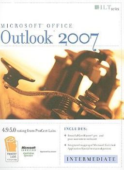 Spiral-bound Outlook 2007: Intermediate, Student Manual Book