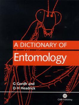 Paperback A Dictionary of Entomology Book
