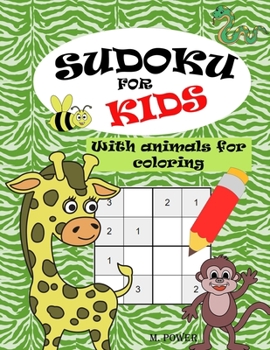 Paperback Sudoku for kids: With animals for coloring Book