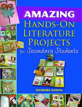 Paperback Amazing Hands-On Literature Projects for Secondary Students [With CDROM] Book