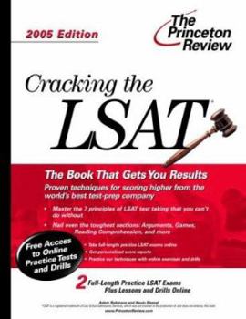 Paperback Cracking the LSAT, 2005 Edition (Graduate Test Prep) Book