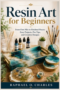 Paperback Resin Art for Beginners: From First Mix to Finished Pieces: Easy Projects, Pro Tips, and Creative Designs Book