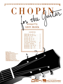 Paperback Chopin for Guitar: Guitar Solo Book