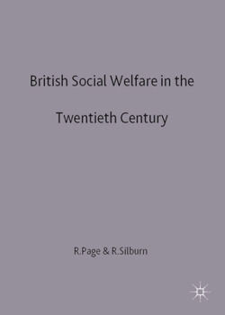 Paperback British Social Welfare in the Twentieth Century Book