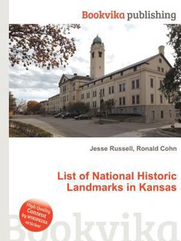 Paperback List of National Historic Landmarks in Kansas Book