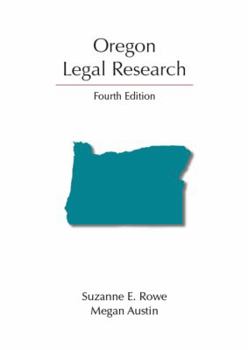 Paperback Oregon Legal Research Book